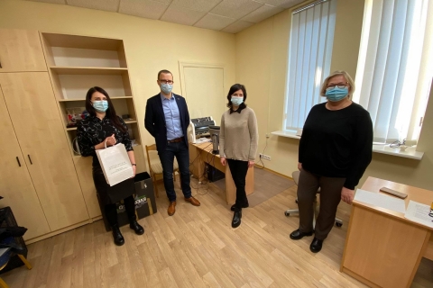 Lakameda ir LASS pietvakarių centro atstovai