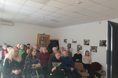 LASS Kauno miesto filialo nariai klauso paskaitos