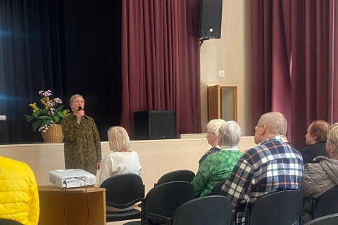 Kalba LASS Kauno miesto filialo pirmininkė  Roma Girnienė